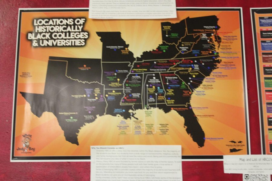 Bulletin board of HBCUs 