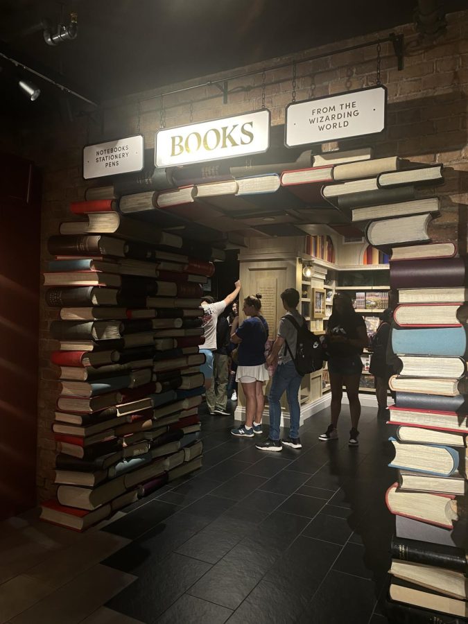 The Harry Potter Store: archway of books