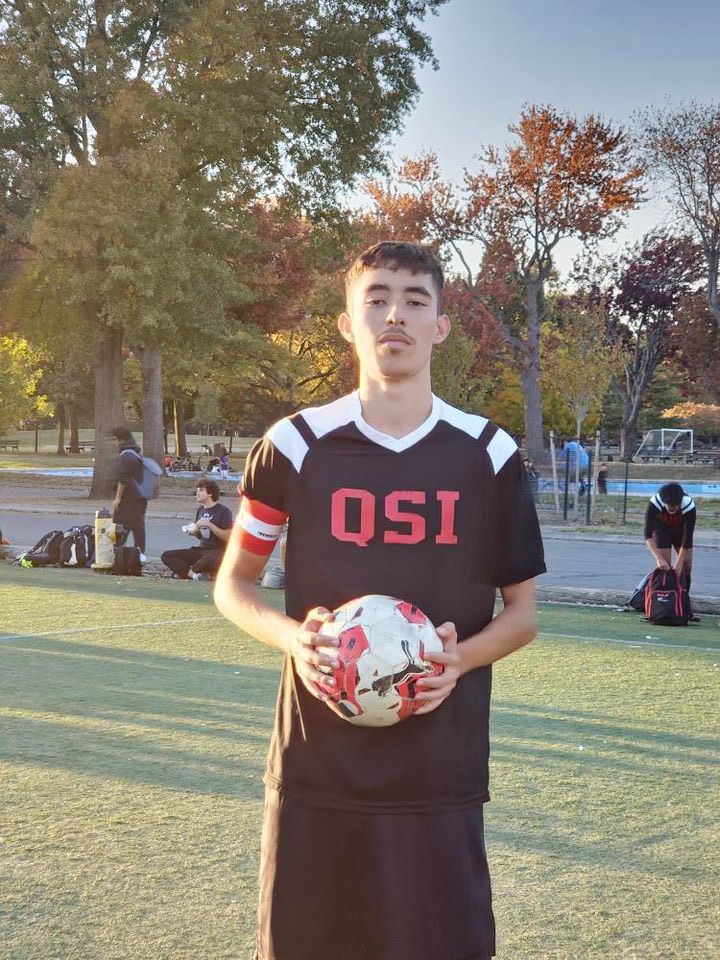 Soccer team captain Thomas Rendon after last game of the season.