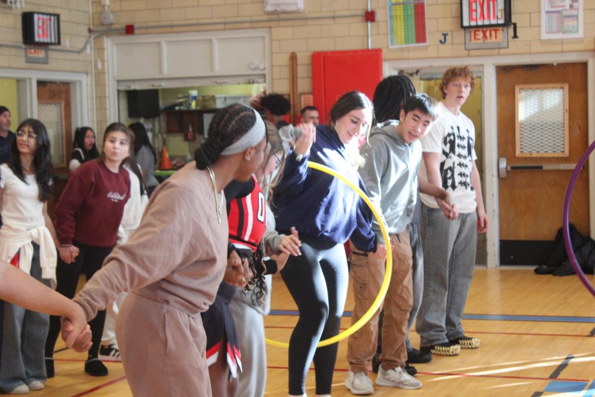 Teams got the chance to earn points in student-selected games.